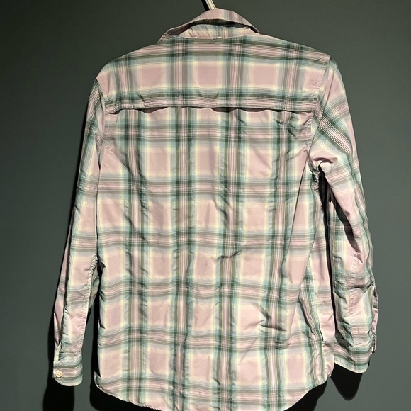 Eddie Bauer Plaid Button-Up Hiking Shirt - Picture 3 of 3